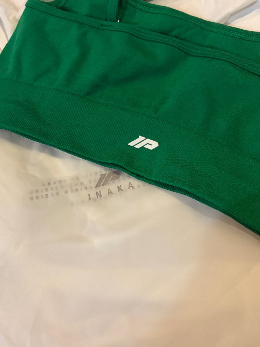 Inaka power green sports bra, size small athletic bra.